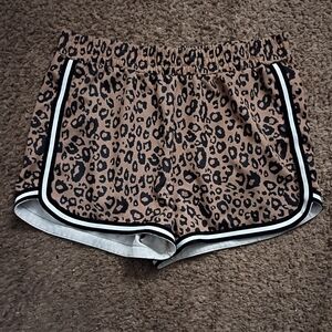 No Boundaries Leopard Print Shorts